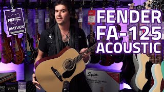 Fender FA125 Dreadnought Acoustic Guitar [upl. by Leaw648]