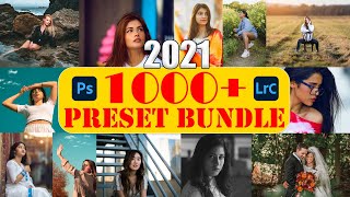 2021 PRESETS BUNDLE  ALL IN ONE  1000 PRESETS FOR PHOTOSHOP AND LIGHTROOM FREE [upl. by Mello]