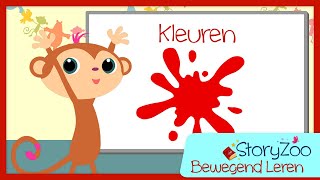 Bewegend leren  Kleuren 🔴🟡🟣 [upl. by Moe664]