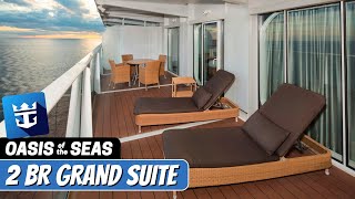 Oasis of the Seas  2BR Grand Suite Tour amp Review 4K  Royal Caribbean Cruise [upl. by Rimma]