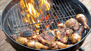 How To Make BBQ Grilled Chicken  Grilled Roadside Chicken Recipe  Weber Grill [upl. by Palmore]