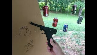 Umarex P08 Luger Replica CO2 Pistol Review [upl. by Moshell]