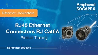 RJ45 Ethernet Connectors RJ Cat6A  Product Training [upl. by Mowbray]