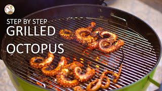 How to Grill Octopus  Step by Step 4K [upl. by Reichert596]