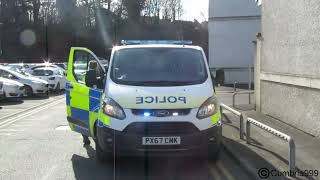 Cumbria Police Light amp Siren Demo [upl. by Tserof]