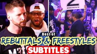 Best Rebuttals And Freestyles In Battle Rap SUBTITLES  Masked Inasense [upl. by Fowkes]