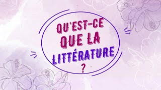 Questce que la littérature   Lessentiel à savoir [upl. by Cohen]