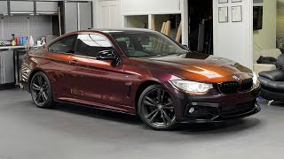 BMW 4 Series Madeira Red Wrap [upl. by Esojnauj92]