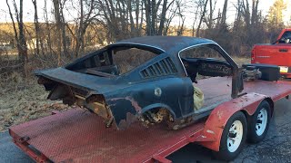 1965 Mustang Fastback Rust Bucket  Part 1 [upl. by Rojam364]