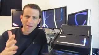 Fujitsu ScanSnap S1500 Scanner Review [upl. by Oirifrop]