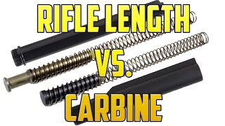 AR15 Rifle Length Buffer and Tube Vs Carbine [upl. by Marne948]