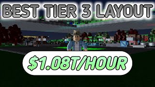 BEST TIER 3 LAYOUT FACTORY SIMULATOR  Roblox Factory Simulator [upl. by Sihtnyc99]