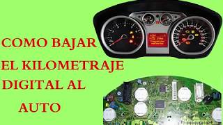 Como Bajar el kilometraje digital al auto 1 [upl. by Naenej663]