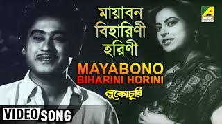 Mayabono Biharini Horini  Lukochuri  Bengali Movie Song  Kishore Kumar Mala Sinha [upl. by Adnamra744]