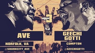 AVE VS GEECHI GOTTI SMACK URL RAP BATTLE  URLTV [upl. by Naivat928]