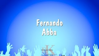 Fernando  Abba Karaoke Version [upl. by Narcissus]