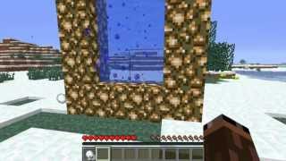 Minecraft Tutorial Ein Aether Portal bauen DeutschHD [upl. by Ilojne]