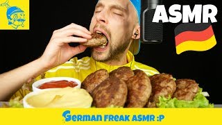 ASMR Frikadellen Buletten essen ASMR Deutsch  GFASMR [upl. by Emmanuel342]