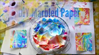 Shaving Cream Marbling [upl. by Newob]