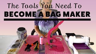 Bag Making for Beginners  Tools amp Materials You Need For Bag Making [upl. by Tobi]