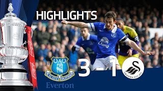 Everton vs Swansea City 31 FA Cup 5th Round goals amp highlights [upl. by Epperson]