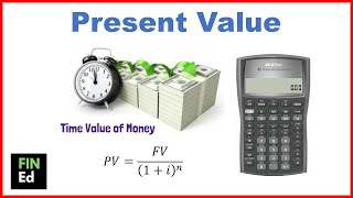 Calculate Present Value using the BAII Plus  FINED [upl. by Simmonds]