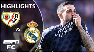 Rayo Vallecano vs Real Madrid  LALIGA Highlights  ESPN FC [upl. by Aya98]