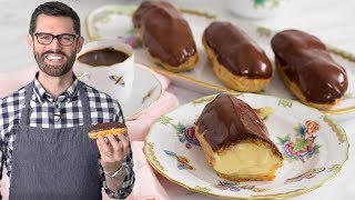 Best Chocolate Eclair Recipe [upl. by Jegger]