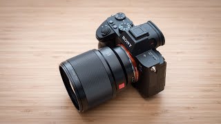 Viltrox 85mm F18 STM Review w Sony A7 III  Surprising performance [upl. by Knick]