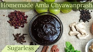 Healthy Homemade Chyawanprash Recipe Without Sugar  ImmunityBoosting Ayurvedic Jam winter Special [upl. by At]