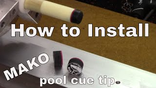 Replace Pool Cue Tip [upl. by Diamond]