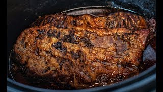 THE EASIEST CROCKPOT BRISKET RECIPE EVER [upl. by Natka550]