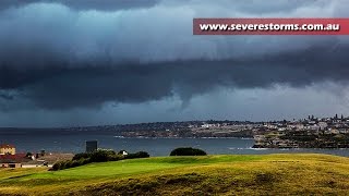 Sydney hit by tornado severe winds and hail [upl. by Dnallor]