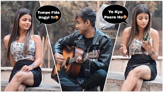 Sharabi Singing Prank  Girl Gone Emotional😭  Broken Sad Songs Mashup  Epic Reactions  Jhopdi K [upl. by Cronin]