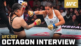 Julianna Peña Octagon Interview  UFC 307 [upl. by Asserrac]