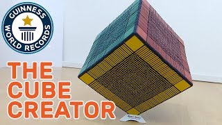 Gregoire Pfennig The Rubiks Cube Creator  Guinness World Records [upl. by Acinor193]