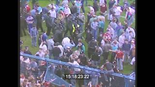 Hillsborough disaster Footage shown to jury during inquest [upl. by Wirth]