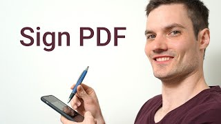 How to Sign PDF on iPhone amp Android [upl. by Fauver]