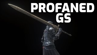 Dark Souls 3 Profaned Greatsword Weapon Showcase Ep79 [upl. by Fisuoy]