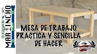 Como Construir una Mesa de Trabajo [upl. by Cressida]