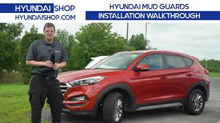 Mud Guard Installation  Hyundai Shop [upl. by Tye]