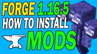 How To Download amp Install Forge  Mods Minecraft Forge 1165 Tutorial [upl. by Asirrak]