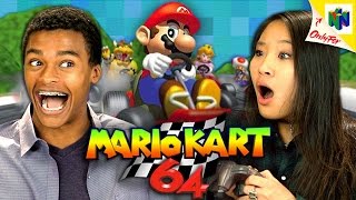 MARIO KART 64 N64 Teens React Retro Gaming [upl. by Phina]