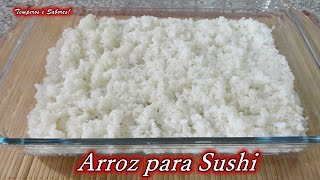 ARROZ PARA SUSHI receta muy fácil y en español [upl. by Bunny]