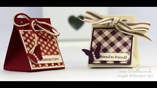 2x2 Triangular Treat Box Tutorial [upl. by Kimmi]