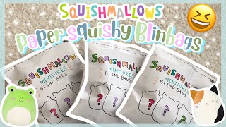 OPENING SQUISHMALLOW PAPER SQUISHY BLIND BAGS 😄 [upl. by Remas209]