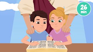 Back To School Bible Songs Collection For Kids 2022 [upl. by Airaet]