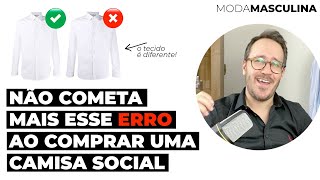 CAMISA SOCIAL qual é o melhor TECIDO [upl. by Jaclin]