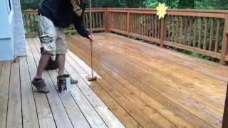 TWP deck stain maintenance coat [upl. by Enihpled358]