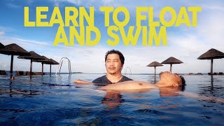 How to SWIM and FLOAT Beginners Tutorial [upl. by Aleet]